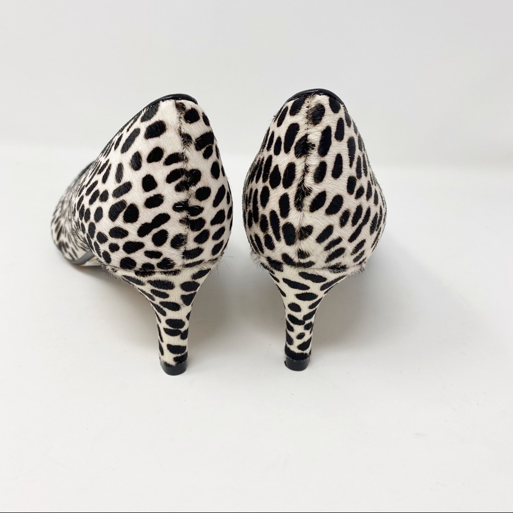 NIB Clarks Laina55 Leather Animal Print Heels - Picture 5 of 12